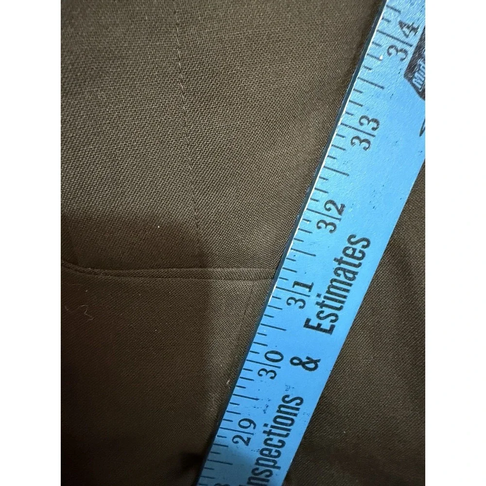 Lauren Ralph Lauren Mens Dress Pants Dark Brown‎ Total Comfort 100% Wool 35x32